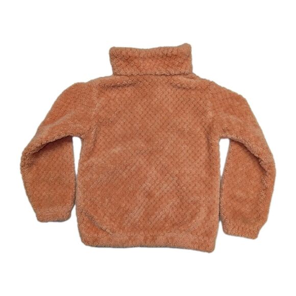 Columbia Fleece Fireside Jacket Girl's Size XS (6X) Coral Full Zip Camping Cute - Picture 4 of 8